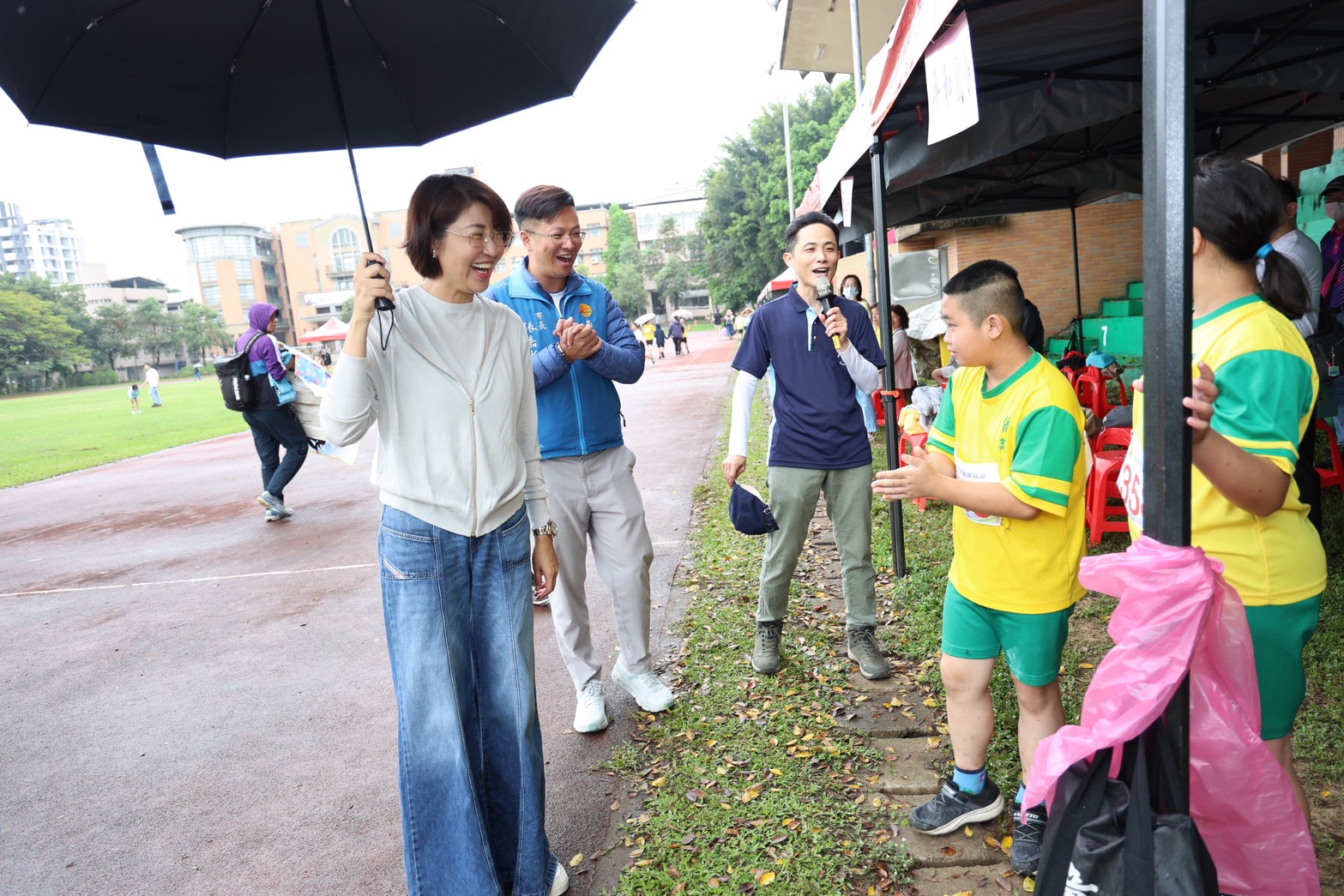 南投市運田徑賽熱力開跑 135名小將競逐縣運入場券